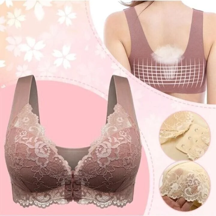 💕1 kaufen, 1 gratis erhalten💕 Kabelloser 5D Shaping Push-Up Komfort-BH mit Vorderverschluss