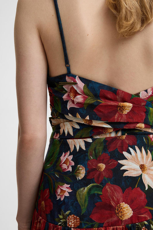 Wildblumen-Midikleid