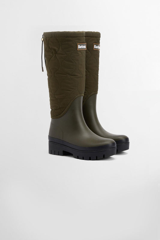 Marnie gesteppte Gummistiefel