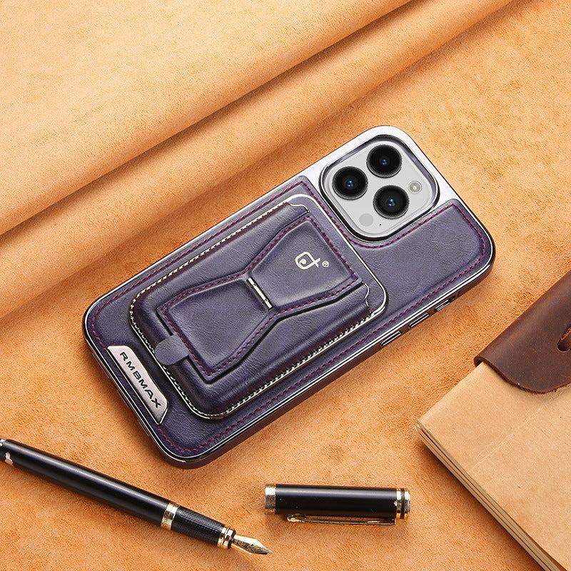 Leder Geldbörse Ständer Handyhülle für iPhone