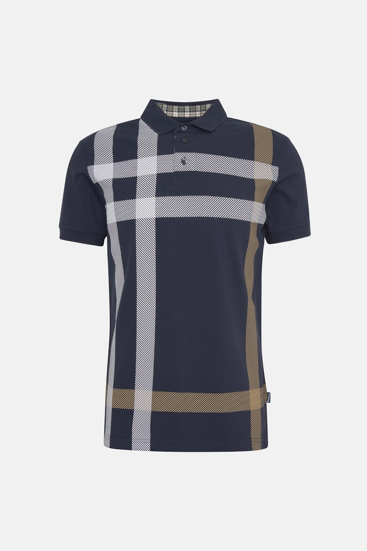Blaine Oversized Tartan Polo Shirt