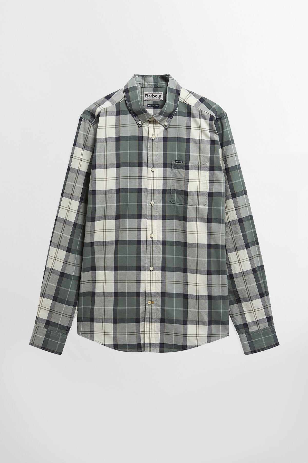 Langärmeliges maßgeschneidertes Hemd von Rawley Tartan