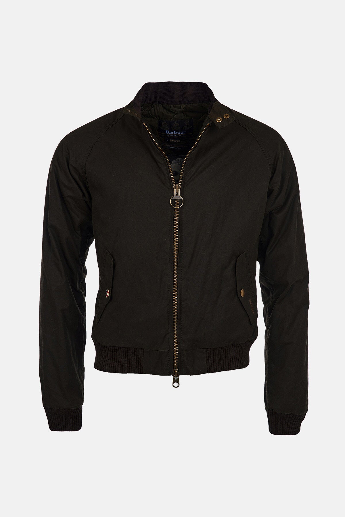 Waxed Cotton Bomber Jacket