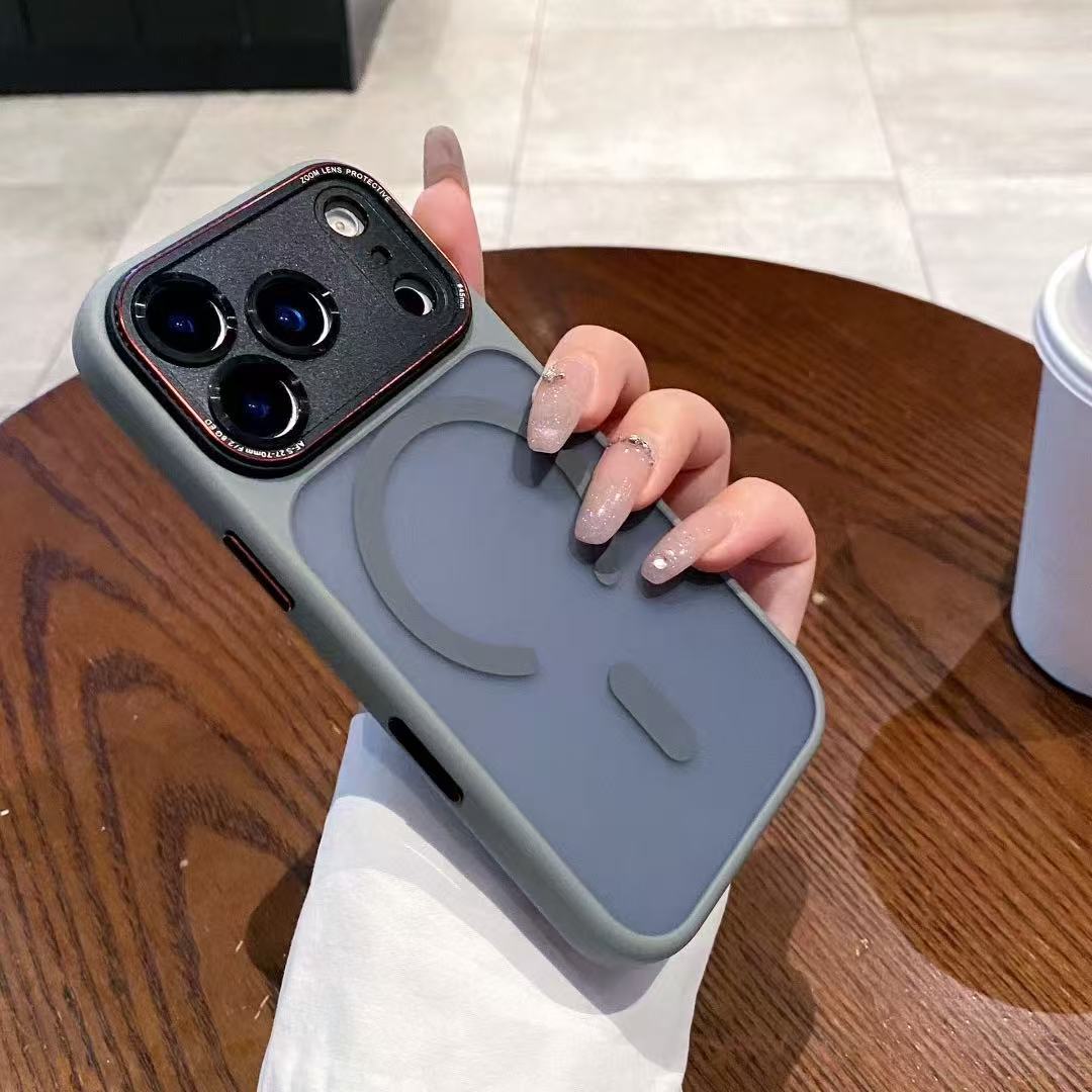 Handyhülle aus Metall mit integriertem Objektivschutz für die iPhone 17/16/15/14 Serie