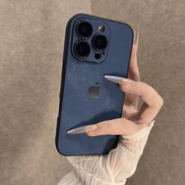 Galvanisierte Denim-Muster iPhone Hülle