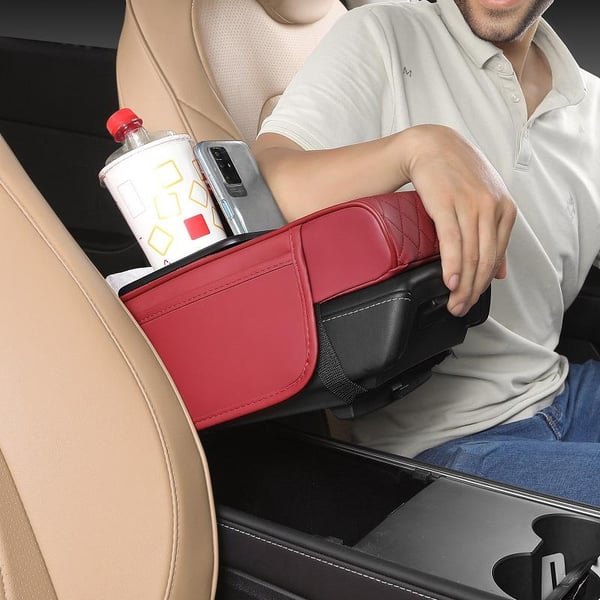Multifunktionale PU-Leder Auto Armlehnenbox-Matte
