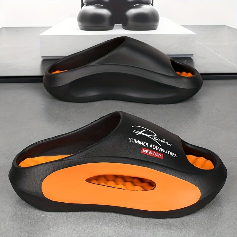 Men’s Thick-Sole Non-Slip Cloud Comfort Slide Sandals