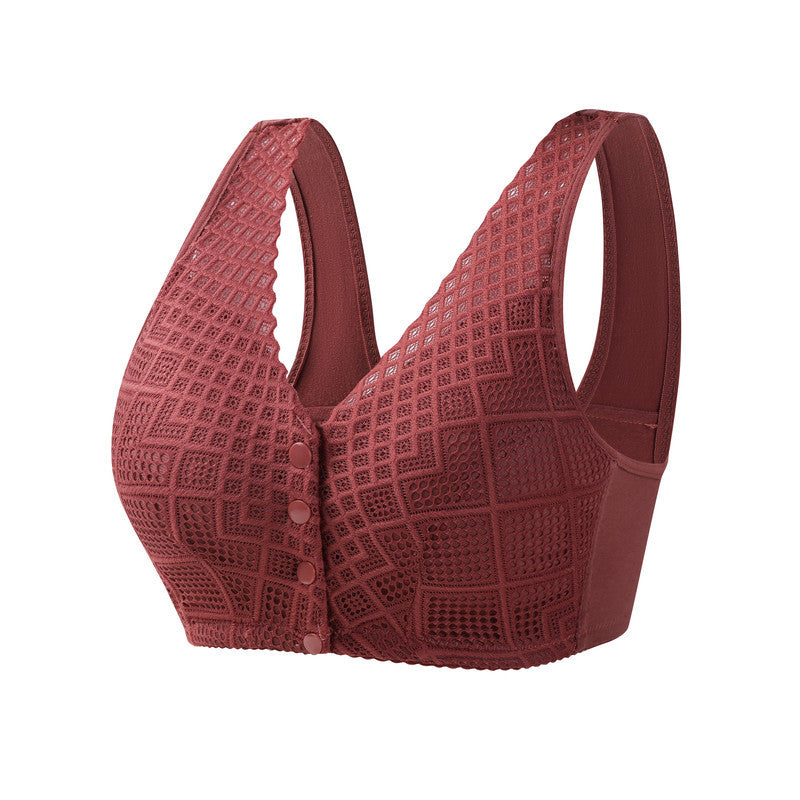 ⏱️Begrenztes Angebot – Damen-BH aus Baumwolle mit Knopfverschluss vorne