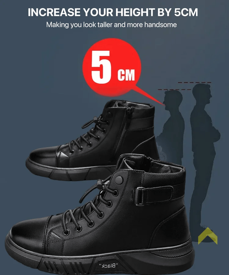 Men's Casual Versatile Genuine Leather Martin Boots