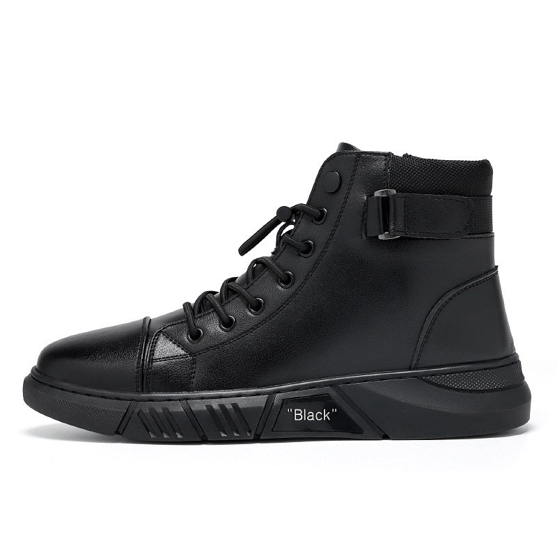 Men's Casual Versatile Genuine Leather Martin Boots