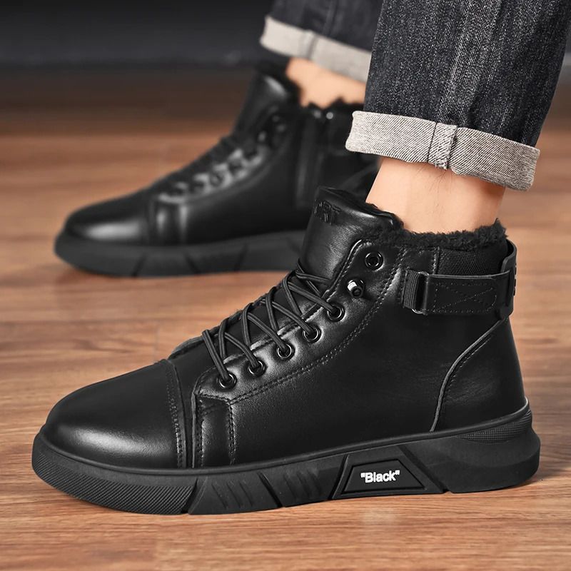 Men's Casual Versatile Genuine Leather Martin Boots