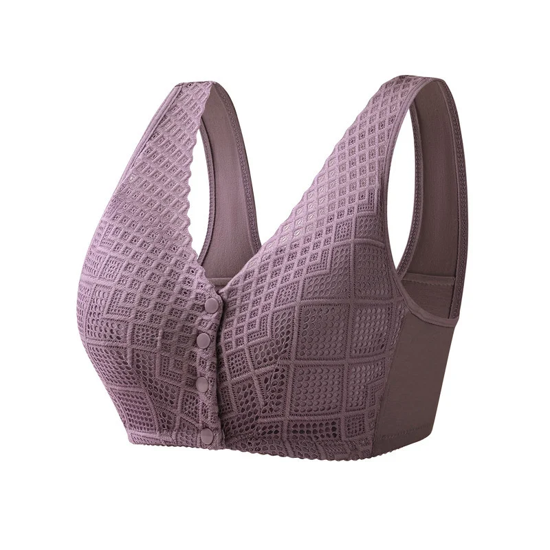 ⏱️Begrenztes Angebot – Damen-BH aus Baumwolle mit Knopfverschluss vorne