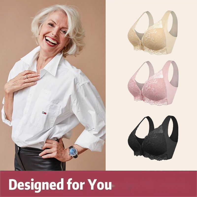 💕1 kaufen, 1 gratis erhalten💕 Kabelloser 5D Shaping Push-Up Komfort-BH mit Vorderverschluss