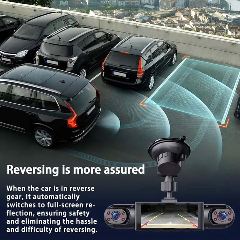 🎁NUR HEUTE 49% RABATT🔥Komplettes Auto-Dashcam-System mit Rundumsicht