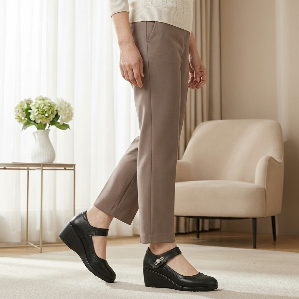 Elegante Komfortschuhe mit mittlerem Absatz