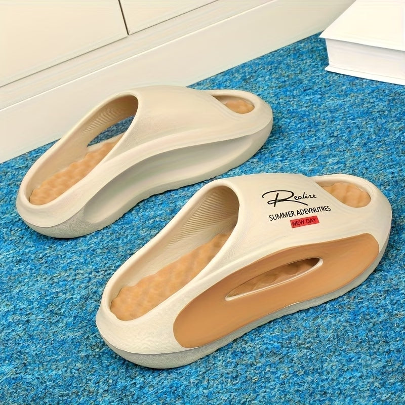 Men’s Thick-Sole Non-Slip Cloud Comfort Slide Sandals