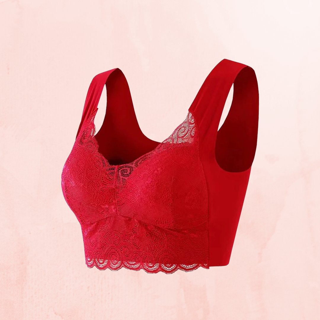 🔥Letzter Tag: 1 kaufen, 2 gratis😍 – Nahtloser bügelloser Push-up-Spitzen-BH
