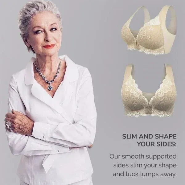 💕1 kaufen, 1 gratis erhalten💕 Kabelloser 5D Shaping Push-Up Komfort-BH mit Vorderverschluss