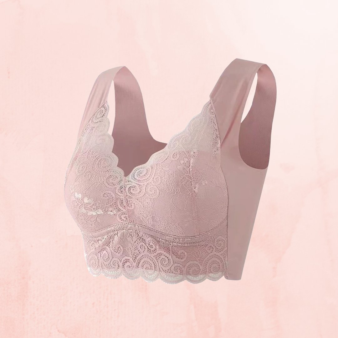 🔥Letzter Tag: 1 kaufen, 2 gratis😍 – Nahtloser bügelloser Push-up-Spitzen-BH