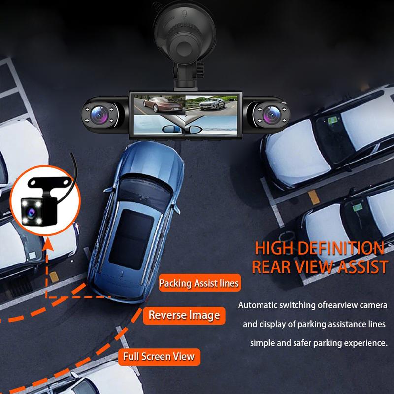 🎁NUR HEUTE 49% RABATT🔥Komplettes Auto-Dashcam-System mit Rundumsicht