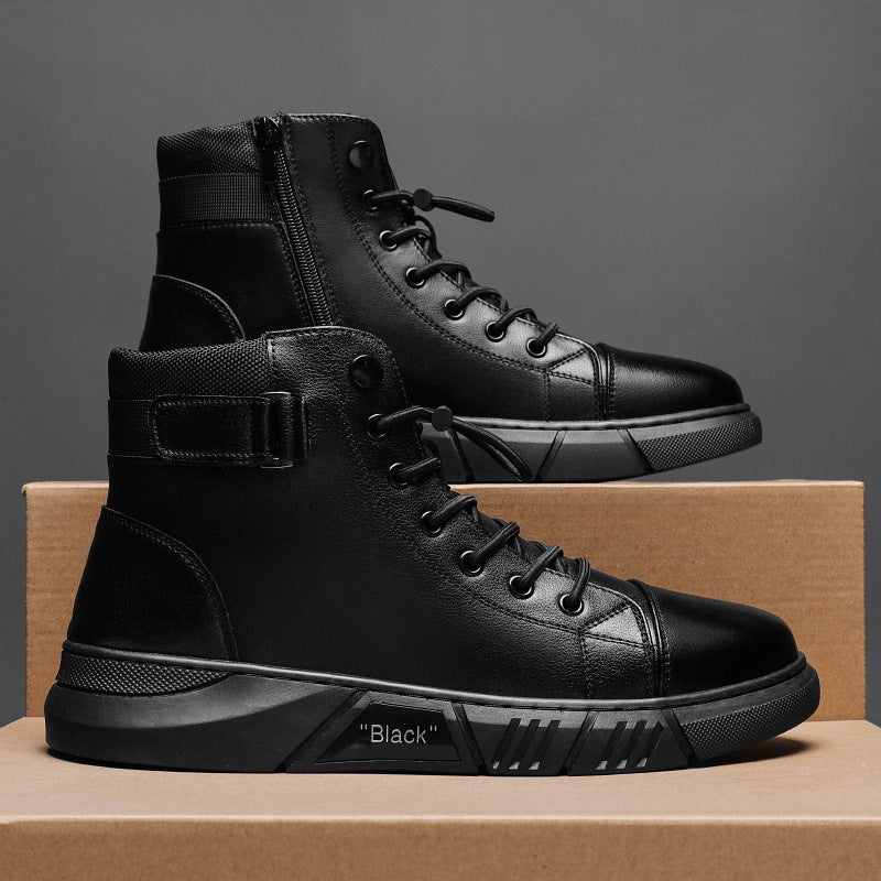 Men's Casual Versatile Genuine Leather Martin Boots