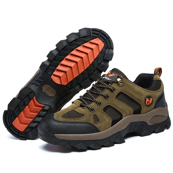 Men's Genuine Leather Comfort Orthopedic Walking Shoes
