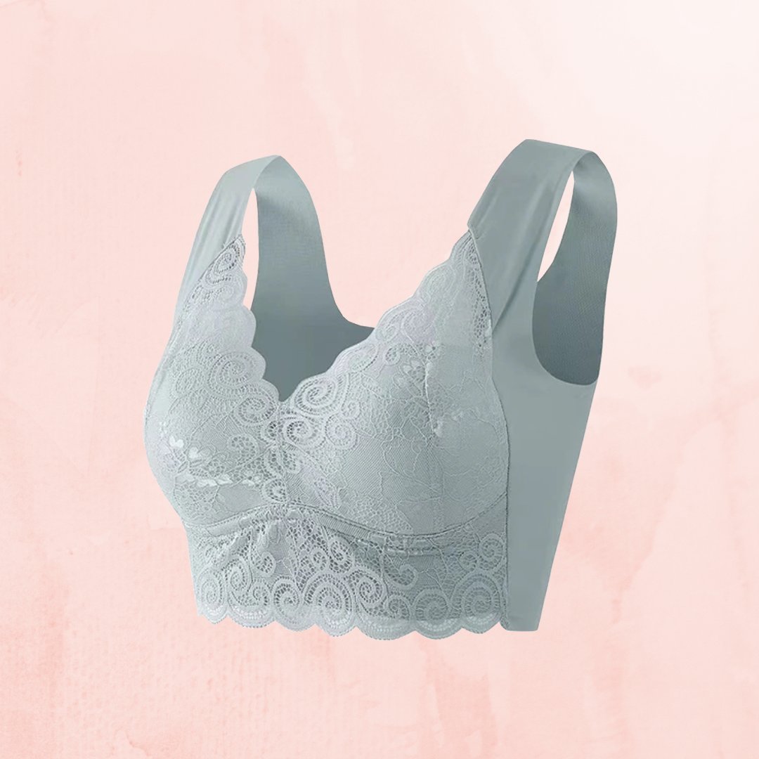 🔥Letzter Tag: 1 kaufen, 2 gratis😍 – Nahtloser bügelloser Push-up-Spitzen-BH