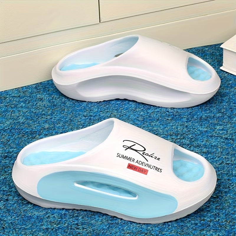 Men’s Thick-Sole Non-Slip Cloud Comfort Slide Sandals