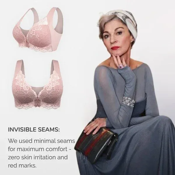 💕1 kaufen, 1 gratis erhalten💕 Kabelloser 5D Shaping Push-Up Komfort-BH mit Vorderverschluss