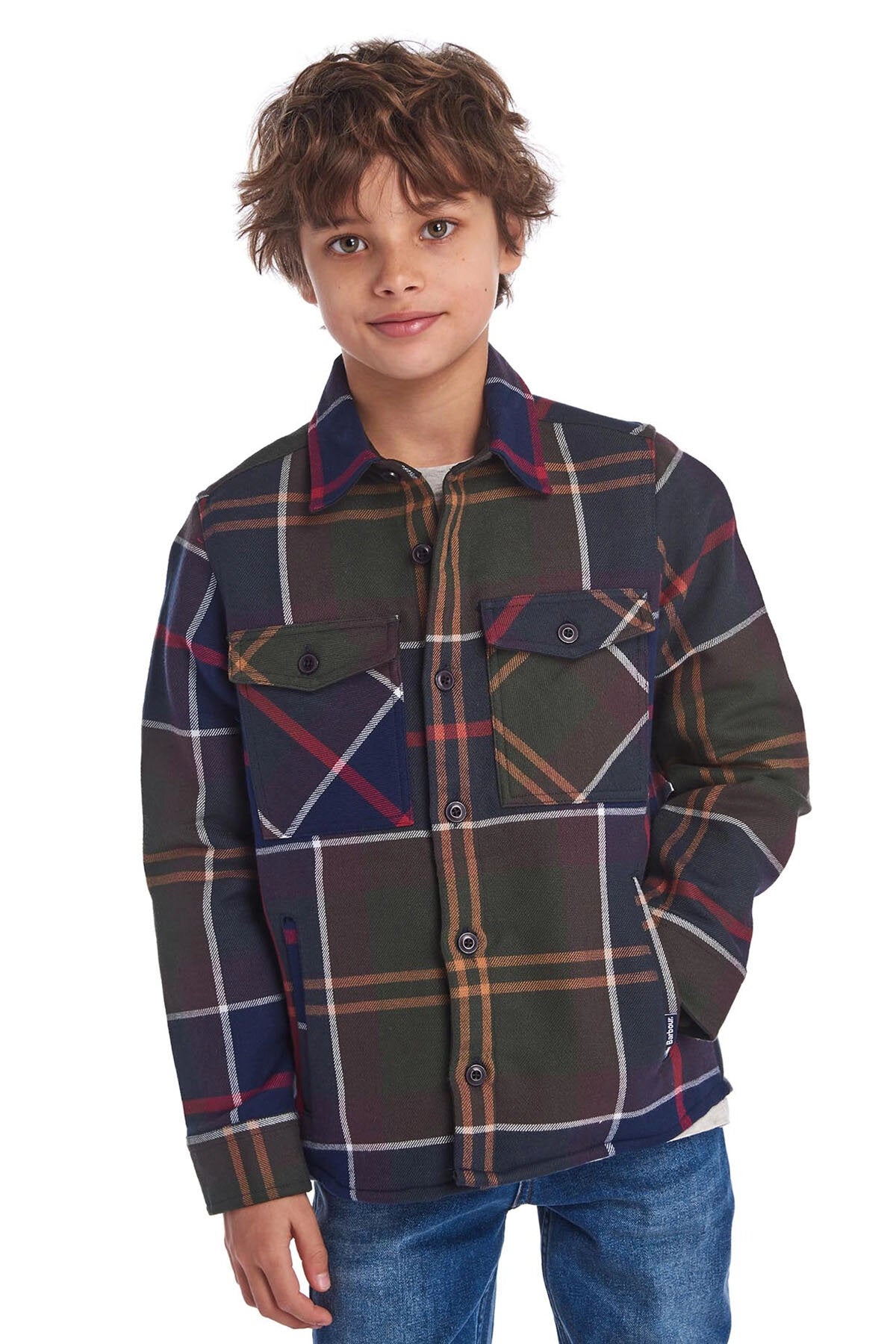 Boys Tartan Overshirt
