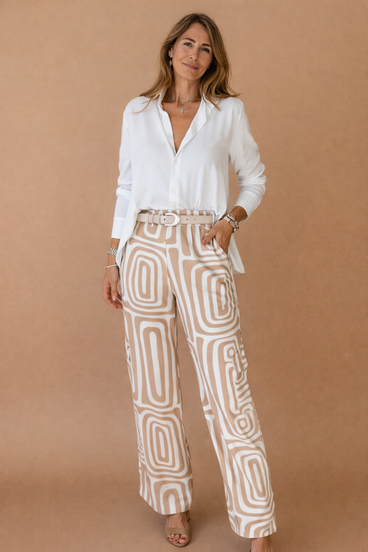 Long Sleeve Two Piece Set + Matching Belt as a Gift