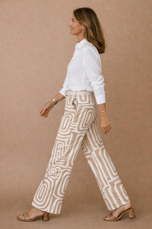 Long Sleeve Two Piece Set + Matching Belt as a Gift