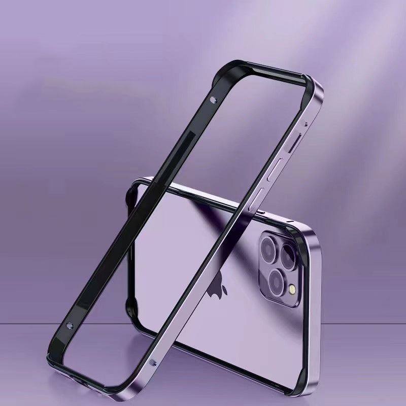 Coole Nude Sense Anti-Fall iPhone Hülle – Silikon mit Metallrahmen