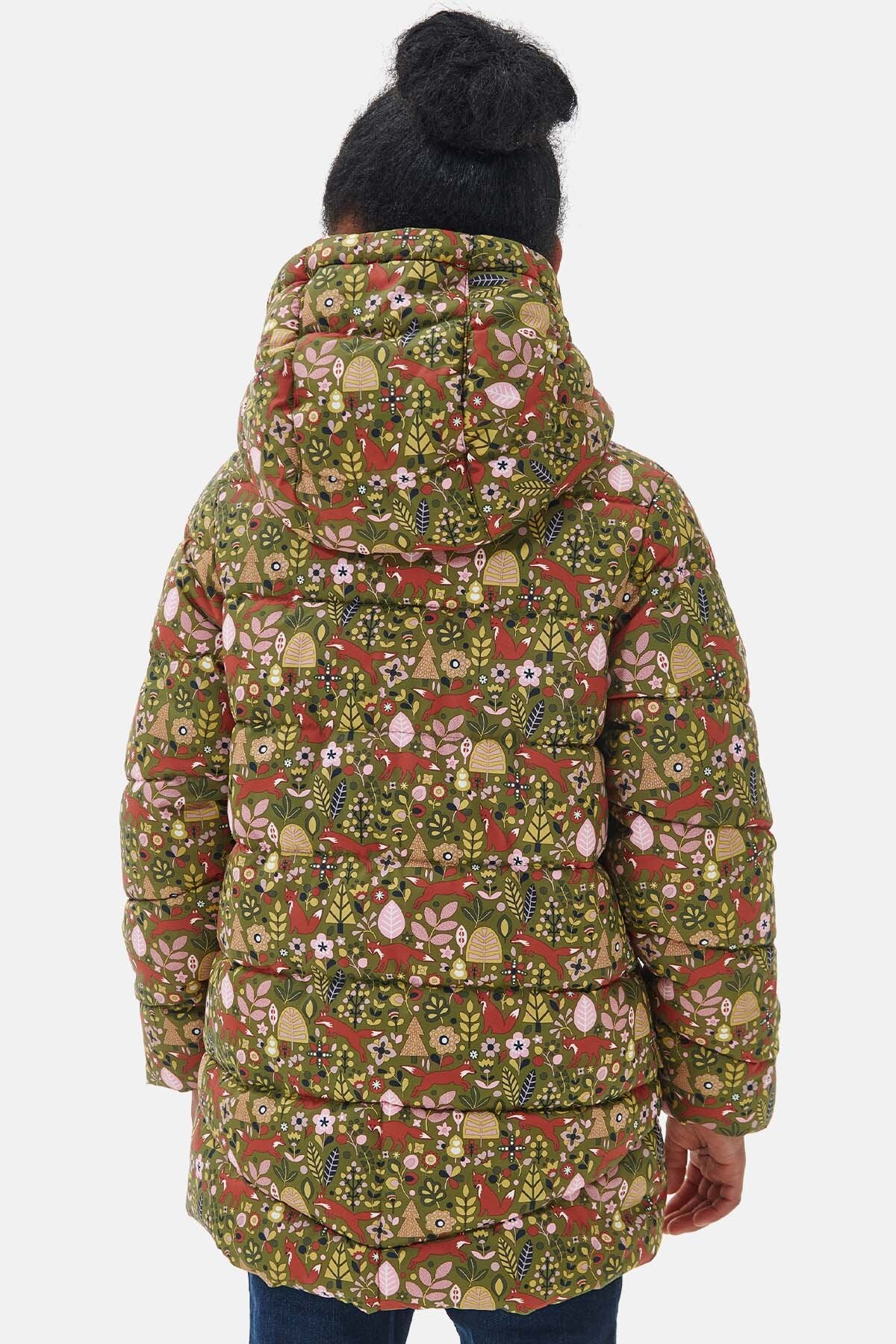 Girls Bracken Printed Quilted Jacket
