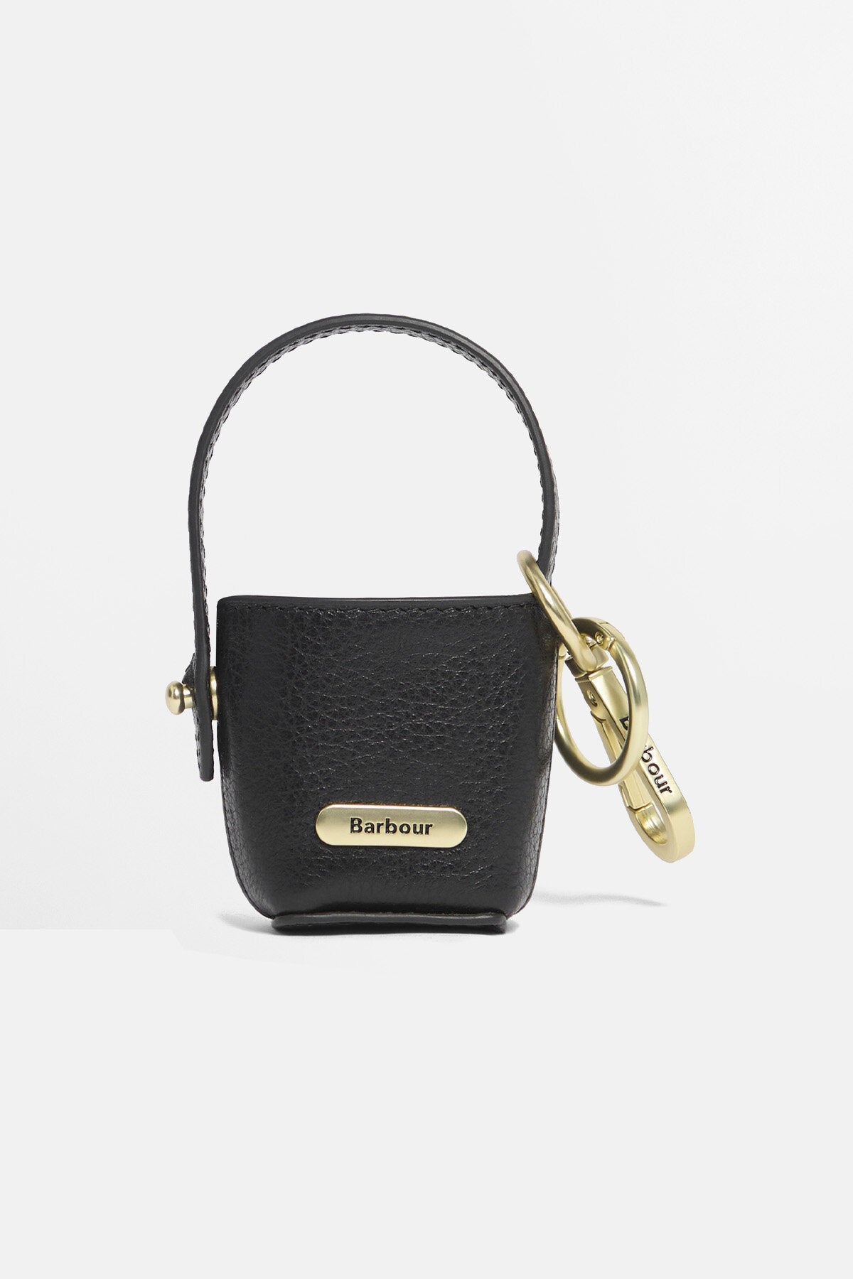 Leather Bucket Bag Charm
