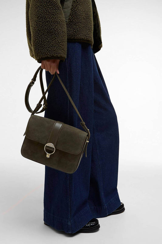 Rosa Suede & Leather XBody Bag