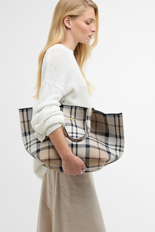 Layla Tartan Large Tote Bag