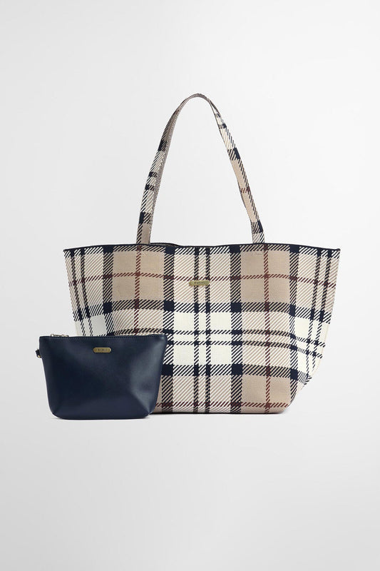 Layla Tartan Large Tote Bag