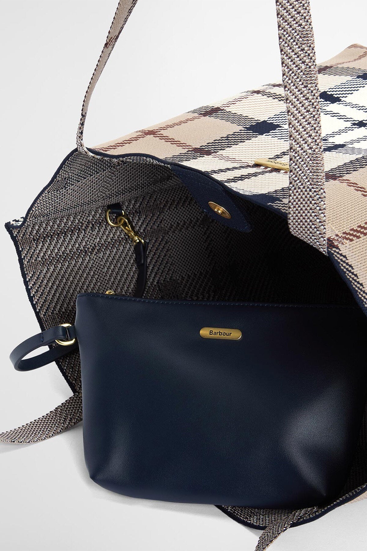 Layla Tartan Große Tragetasche