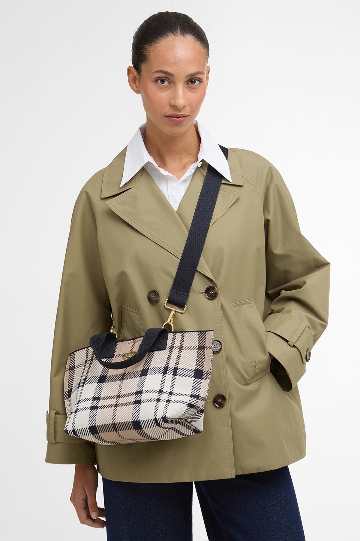 Layla Tartan Mini Tragetasche