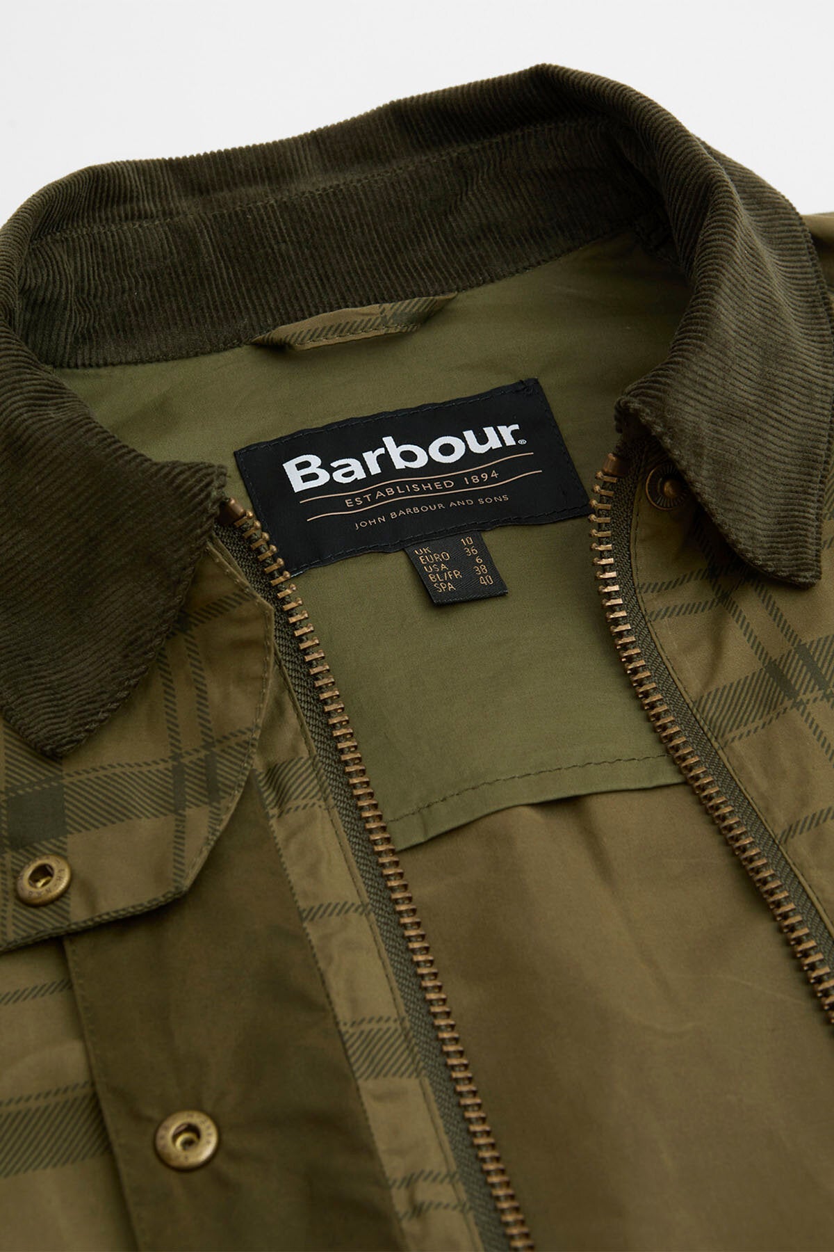 Tartan Cropped Beadnell Casual Jacket
