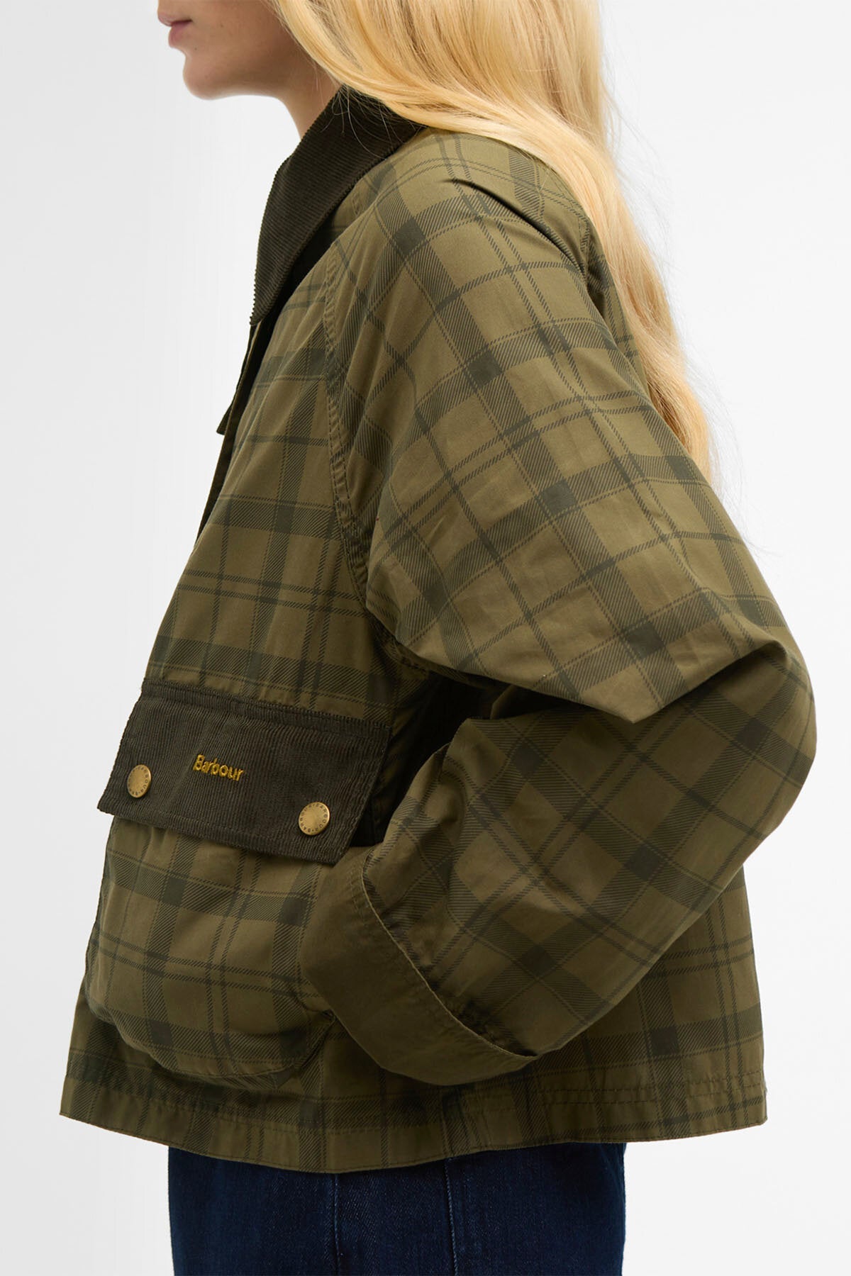 Tartan Cropped Beadnell Casual Jacket