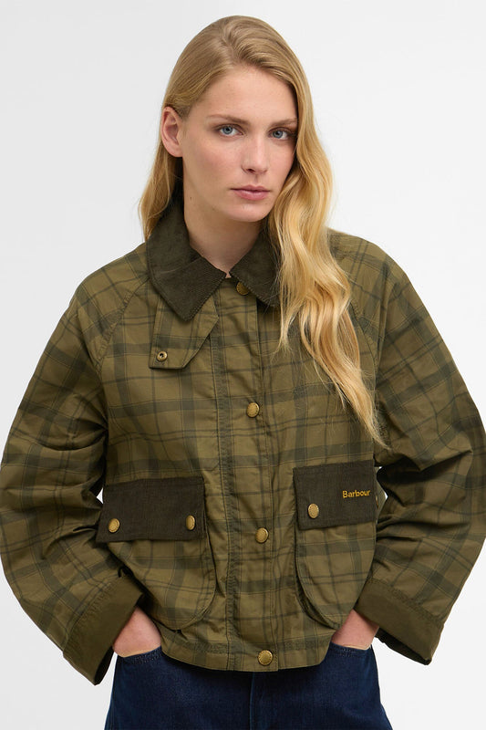 Tartan Cropped Beadnell Casual Jacket