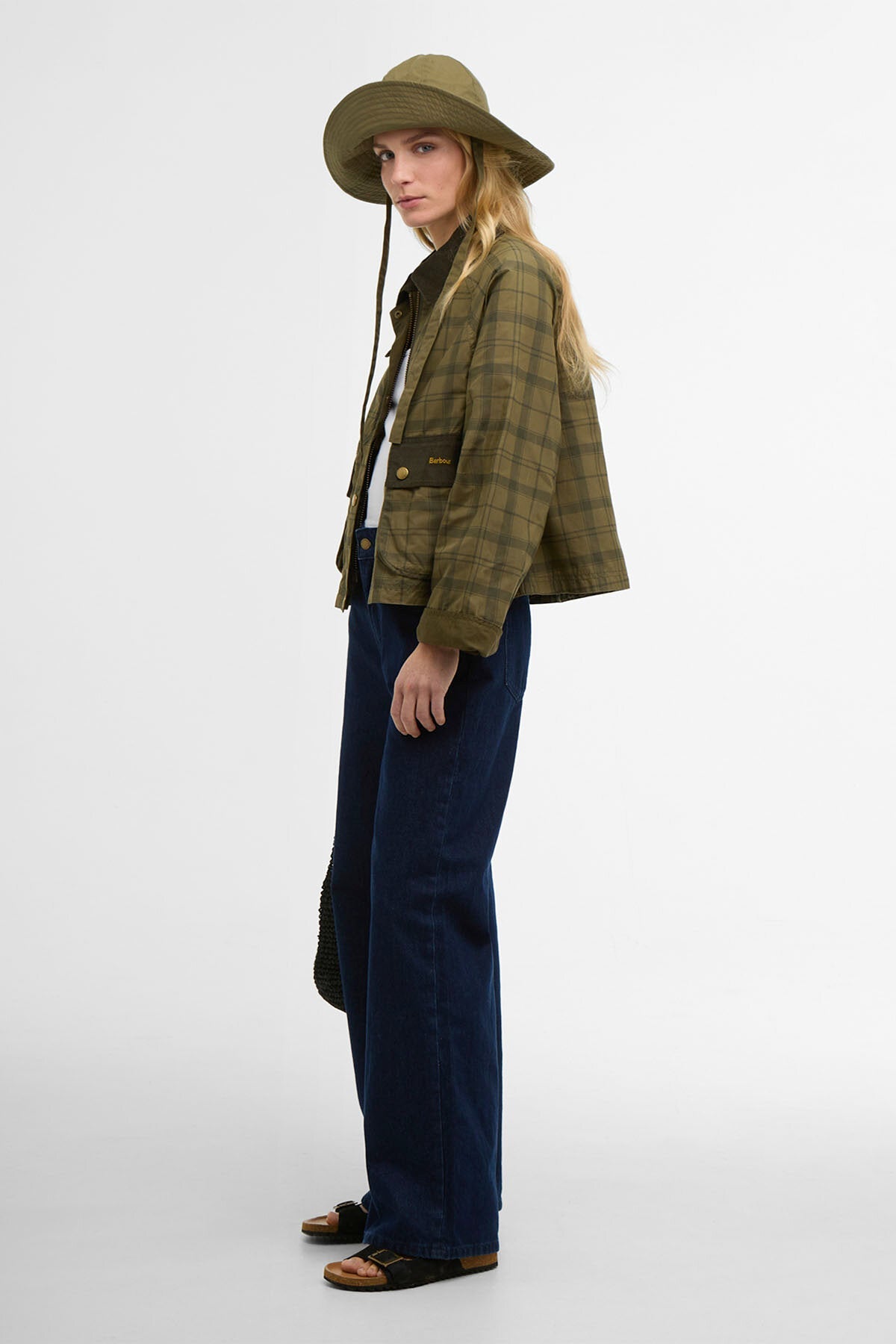 Tartan Cropped Beadnell Casual Jacket