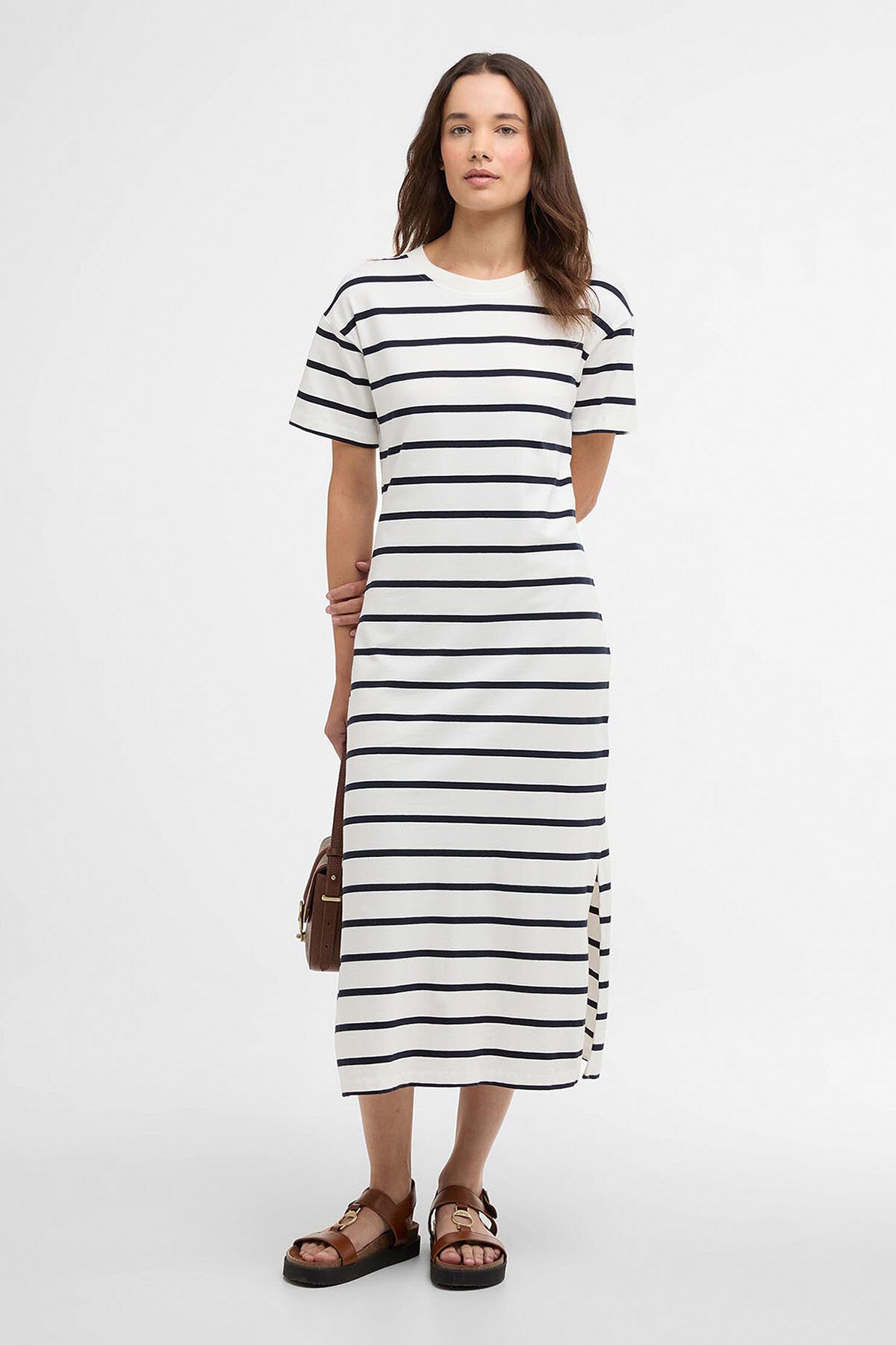 Gestreiftes Midikleid „Selena“