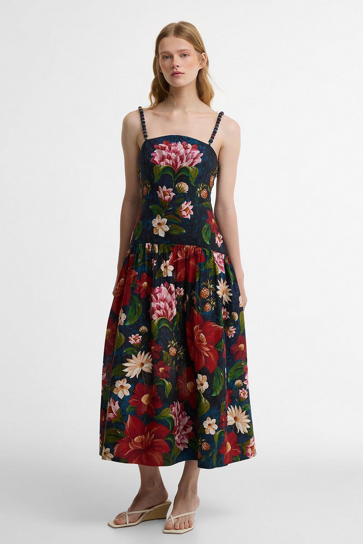 Wild Flower Midi Dress