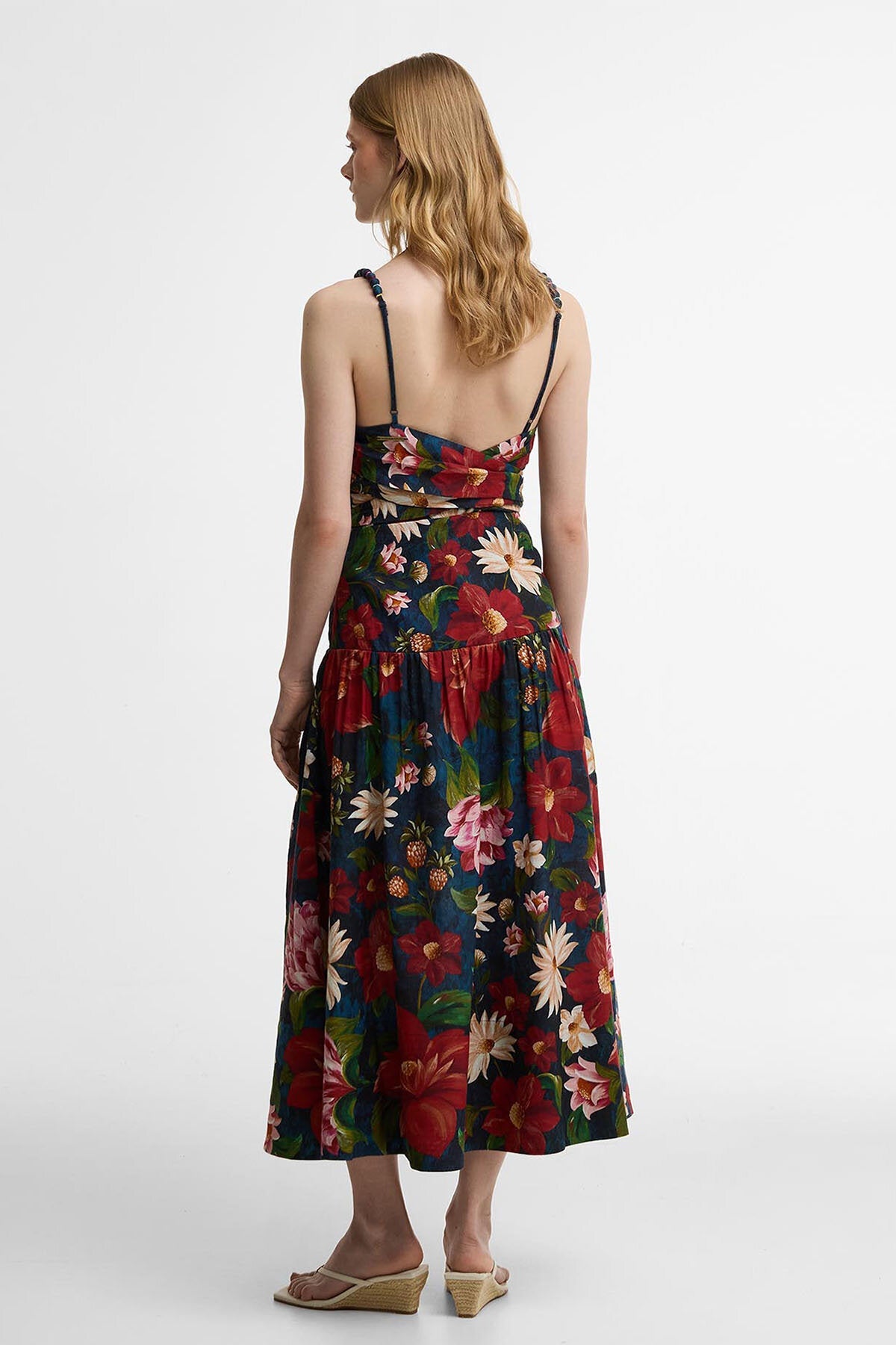 Wild Flower Midi Dress
