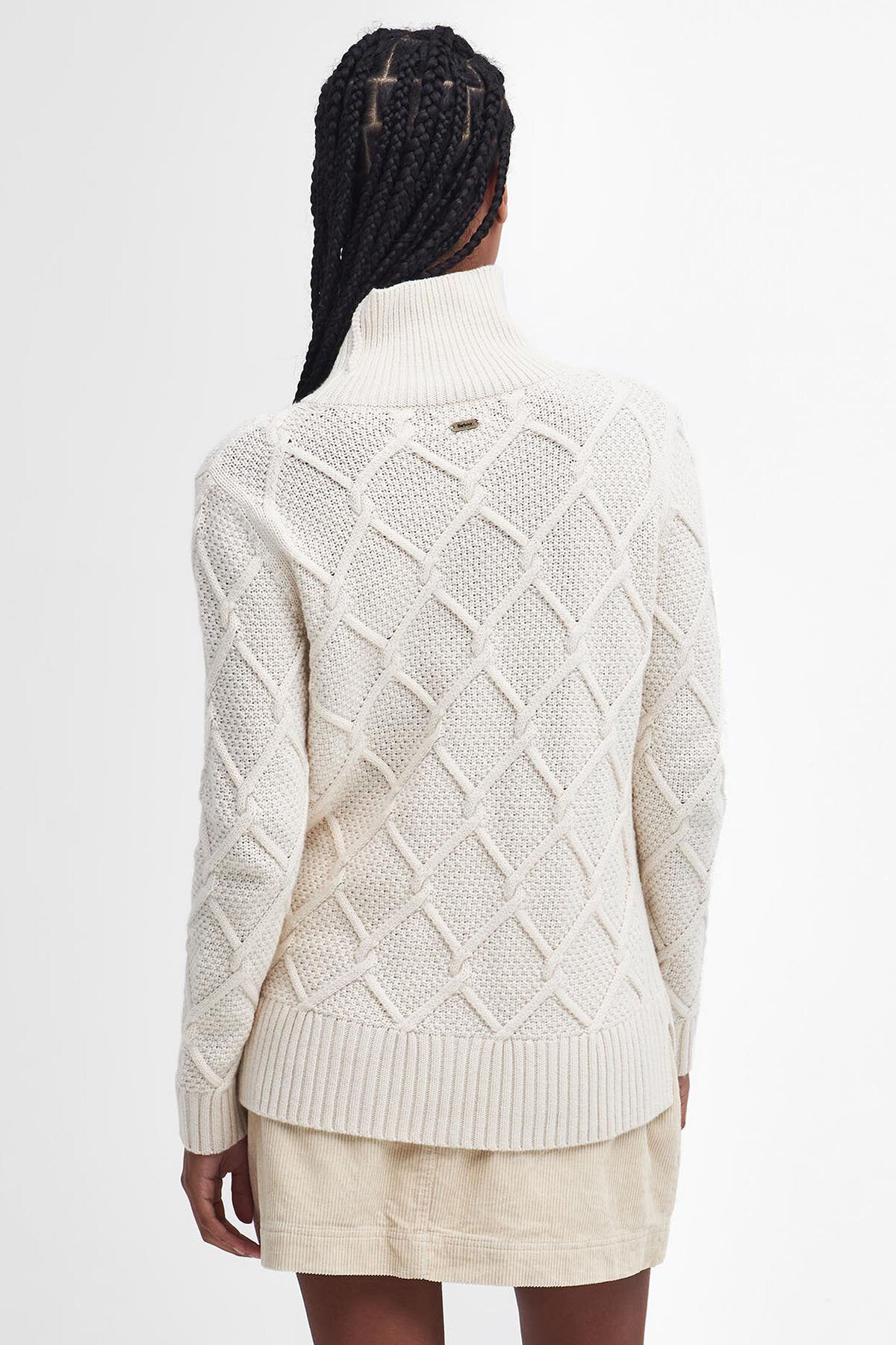 Burne Rollkragen-Strickpullover