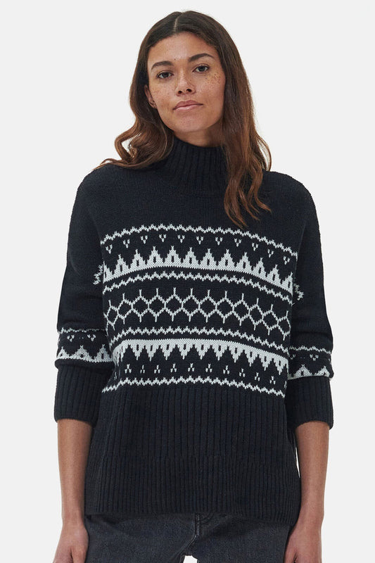 Pinienfarbener Strickpullover