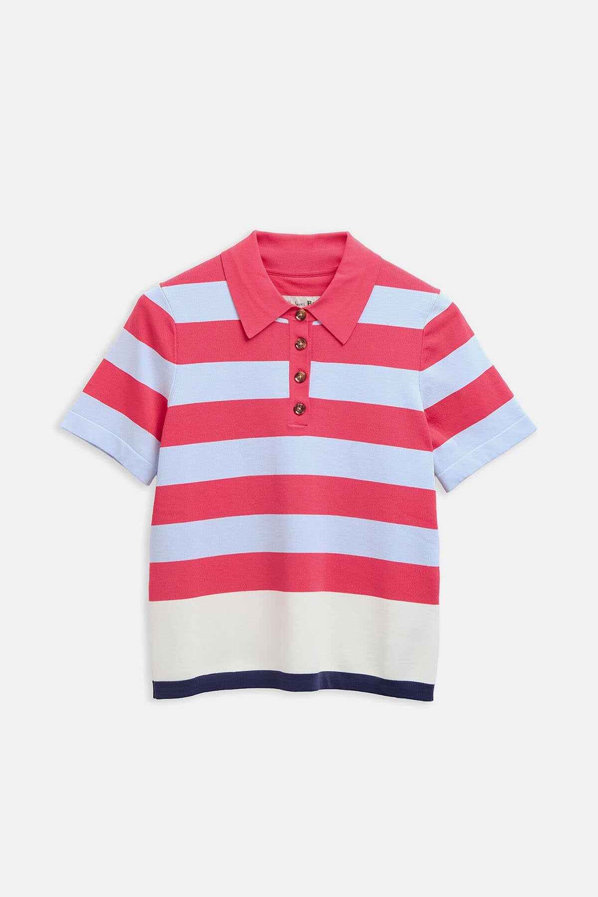 Paul Smith Loves Felton Striped Knitted Polo